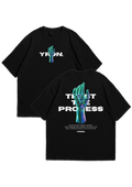 TRUST THE PROCESS — Oversized Graphic T-Shirt