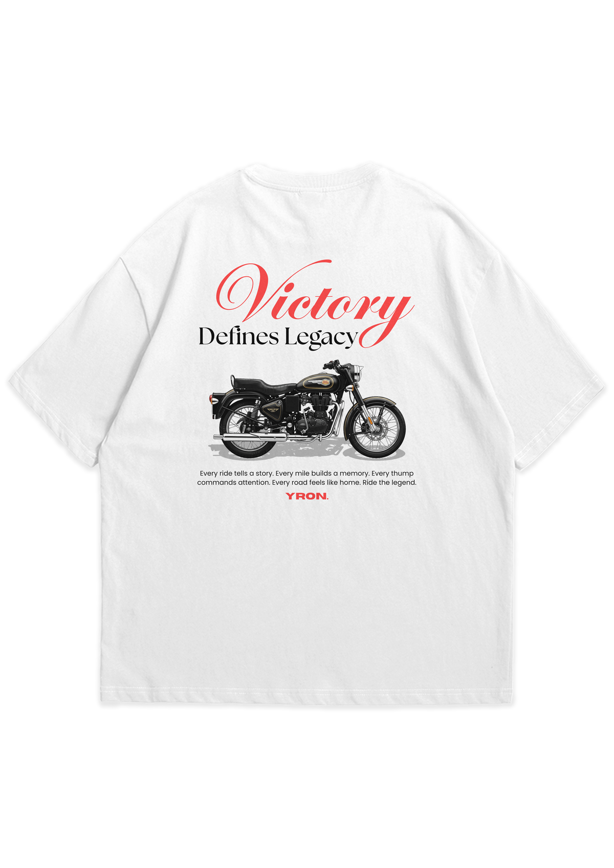 Victory Defines Legacy” Oversized T-Shirt