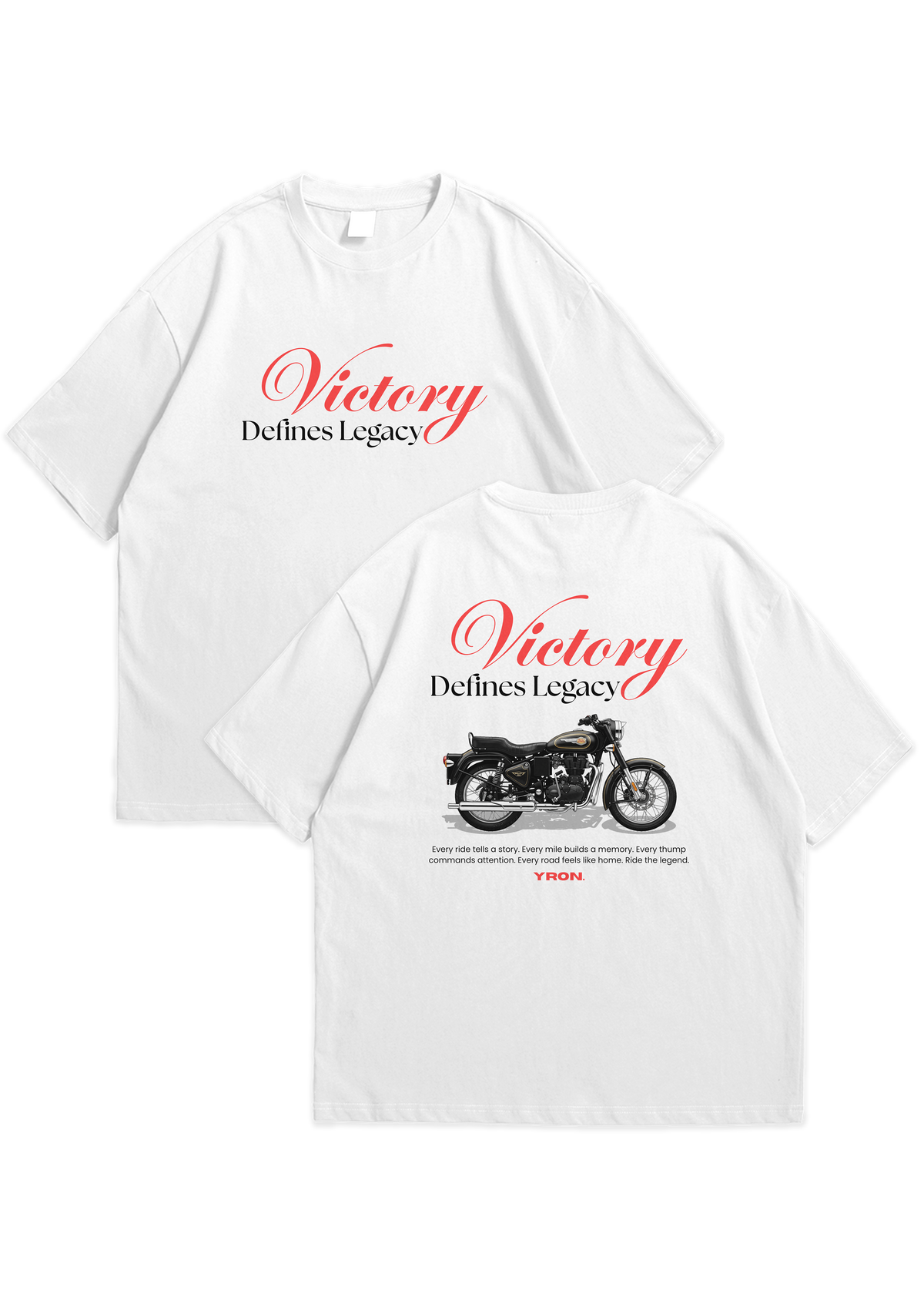 Victory Defines Legacy” Oversized T-Shirt